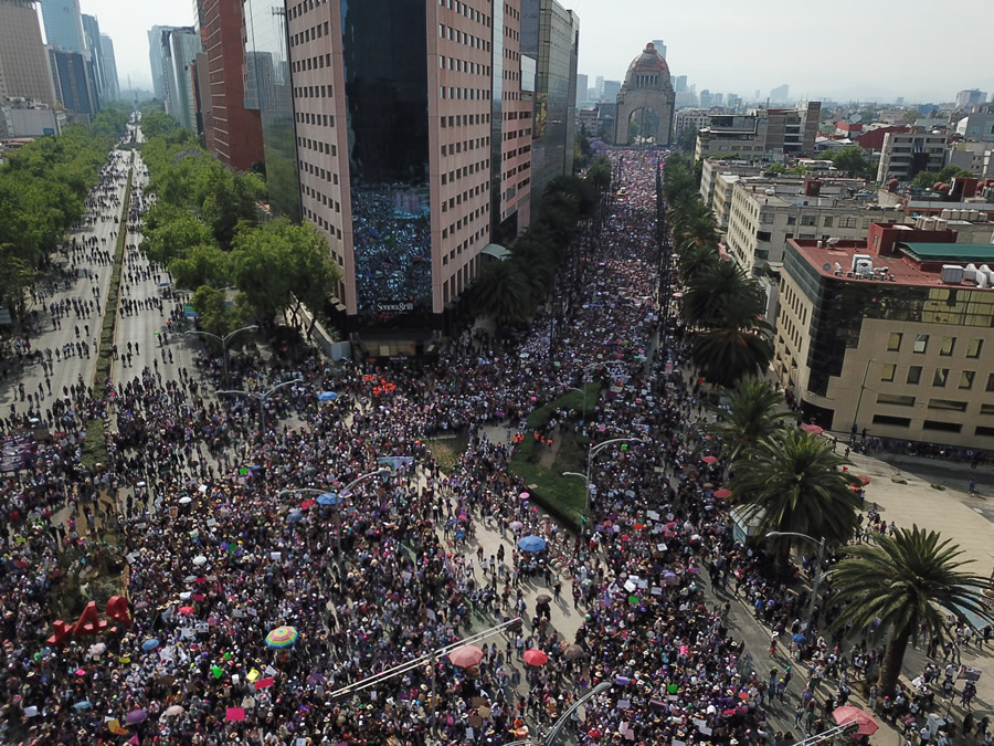 Según cálculos del Gobierno de la Ciudad de México, participaron 80,000 personas. (Foto: Notimex)