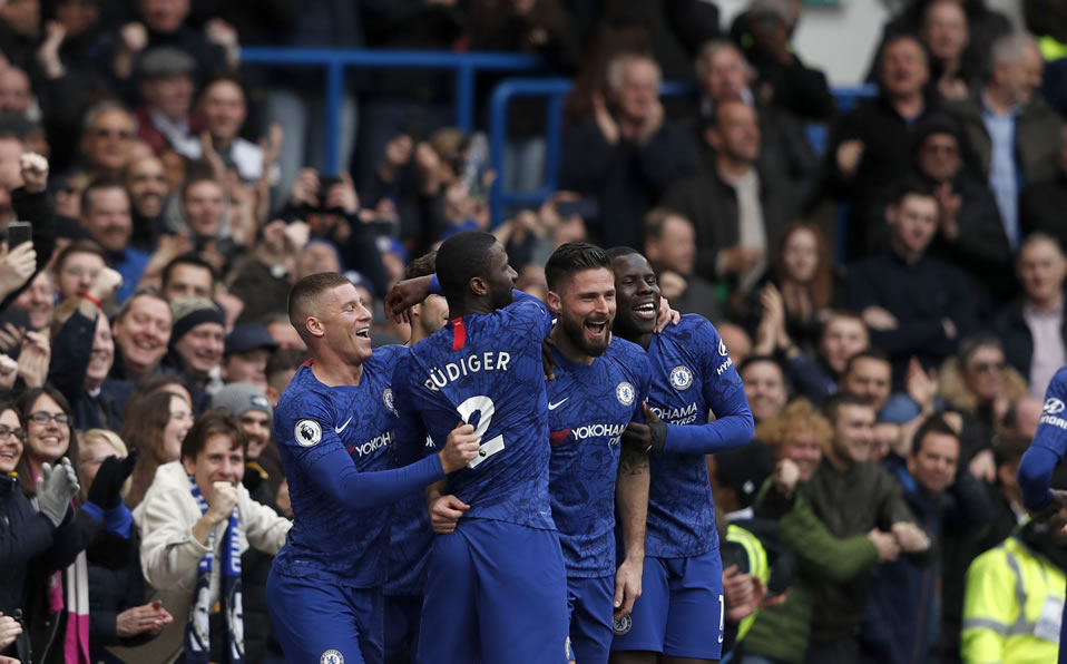 Chelsea demostró su poder ofensivo. (AFP)