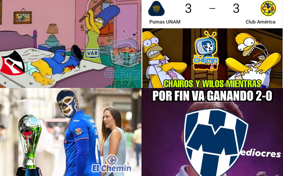 Los cuatro grandes y el Campeón están en los memes de la Jornada 9.