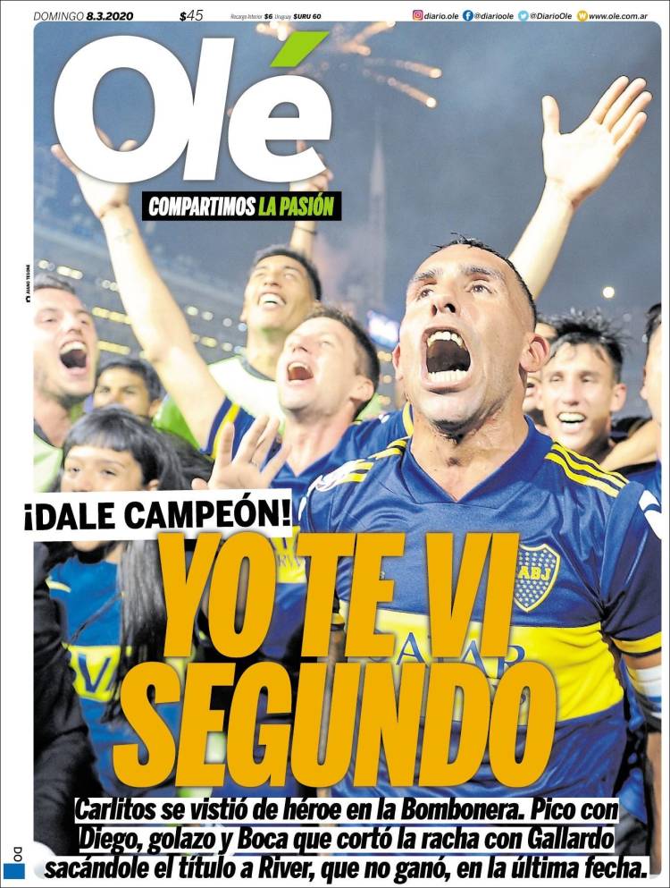 Noticias deportivas en los periódicos del mundo del 8 de marzo de 2020