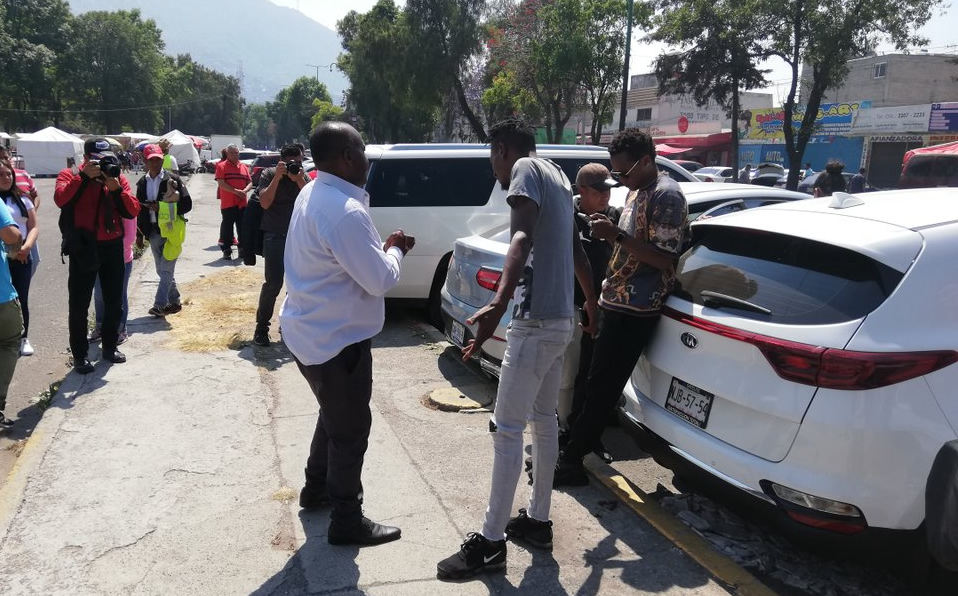 Romario Ibarra arribó a las instalaciones del Reclusorio Norte (Twitter @AndresDiaz04)