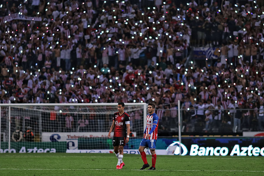 Todo era alegría rojiblanca en el Clásico Tapatío. (Foto: Imago7)