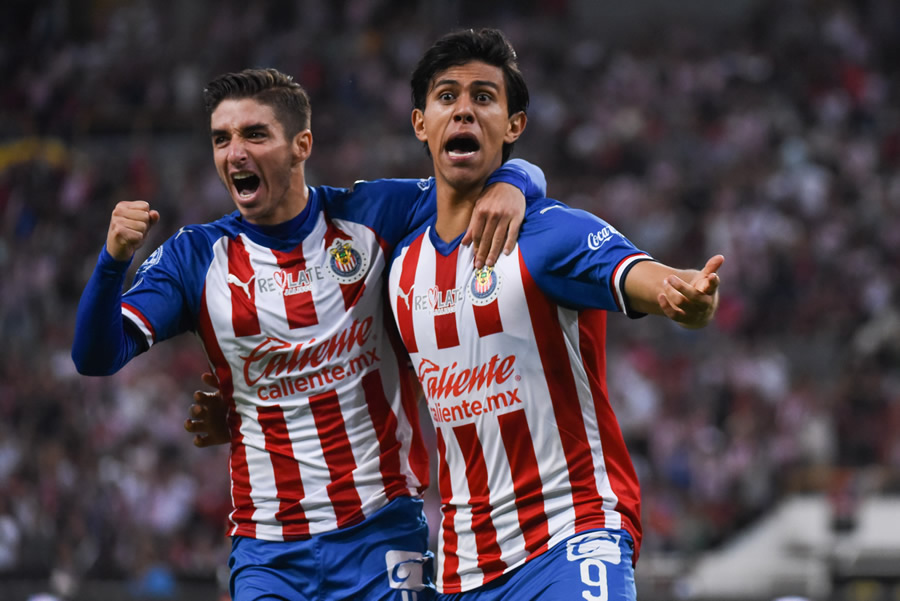José Juan Macías marcó uno de los goles del triunfo rojiblanco. (Foto: Imago7)
