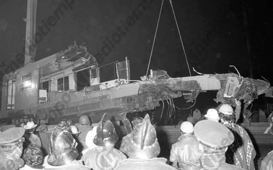 Carlos Fernández era el conductor y aseguró que no escuchó la señal de frenar el convoy. Se reportaron 119 heridos graves y 39 muertos. (Archivo Milen
