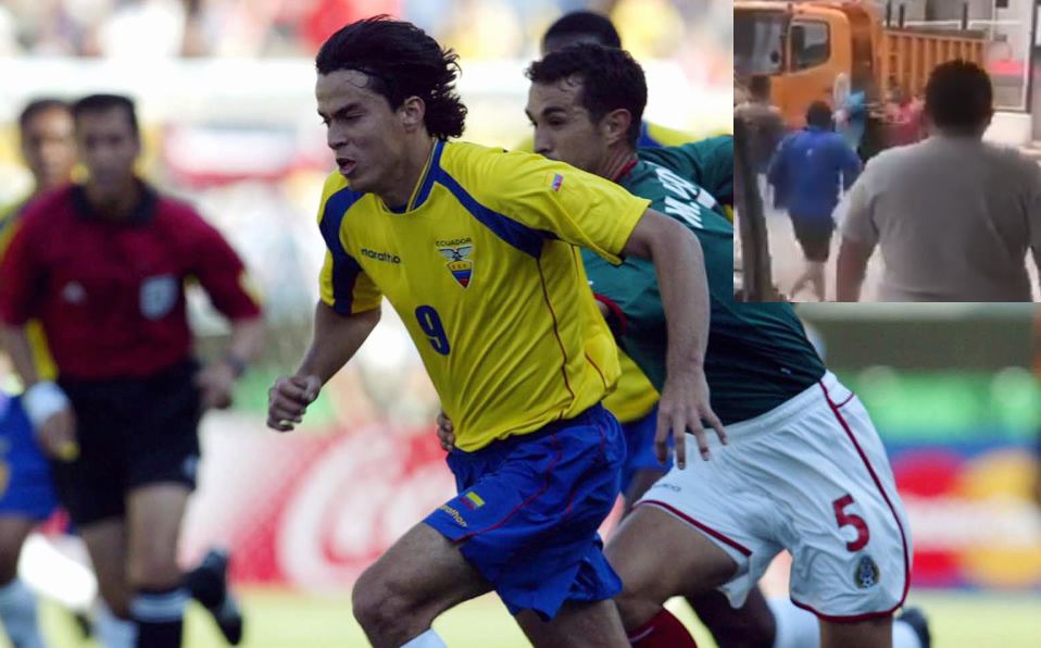 Iván Kaviedes, jugó varios partidos contra México con la Selección de Ecuador (MEXSPORT)