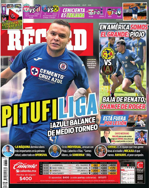 Noticias deportivas en los periódicos del mundo de 11 de marzo de 2020