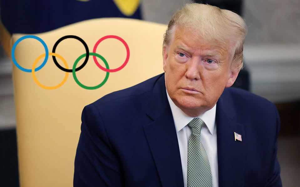 Donald Trump sugiere que se aplacen los Juegos Olímpicos de Tokio. Foto: AFP