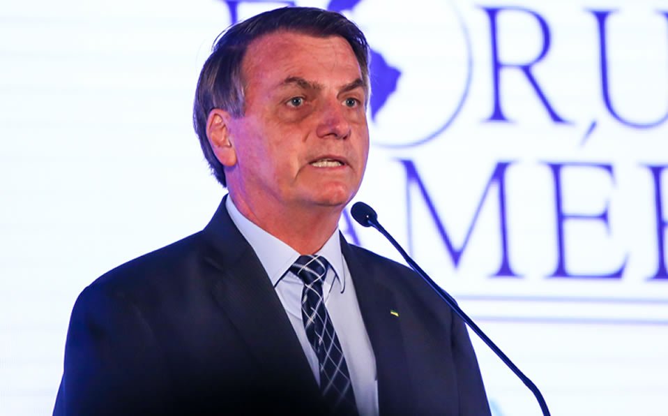 Bolsonaro informó que no tiene coronavirus. Foto: AFP