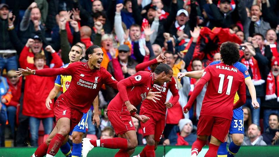 Liverpool sería el siguiente campeón de la Premier League inglesa.