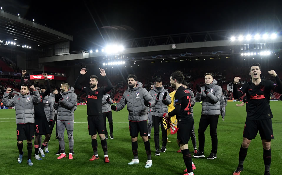 El Atlético eliminó al Liverpool de la Champions League. (AFP)