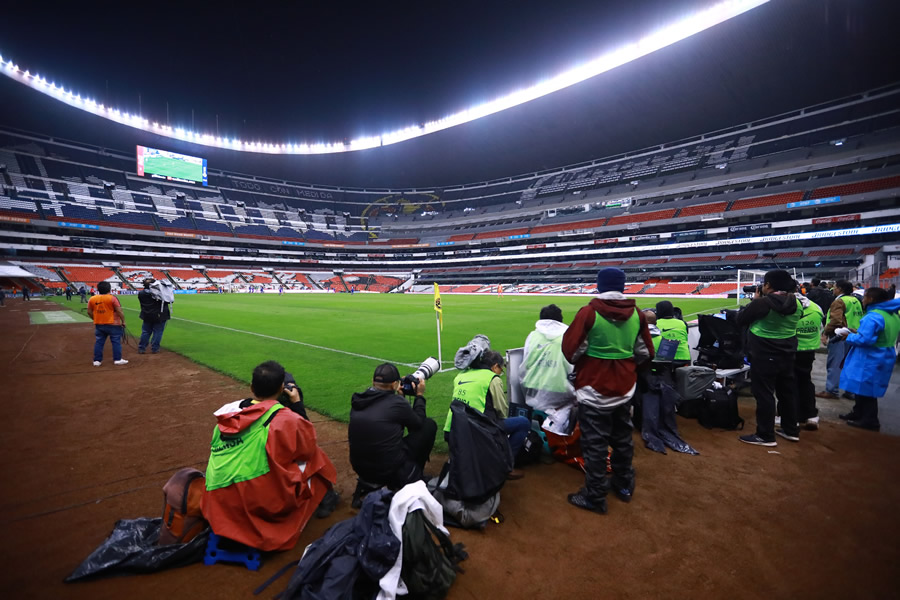 El desolador panorama del Azteca por el Covid-19. (Foto: Imago7)