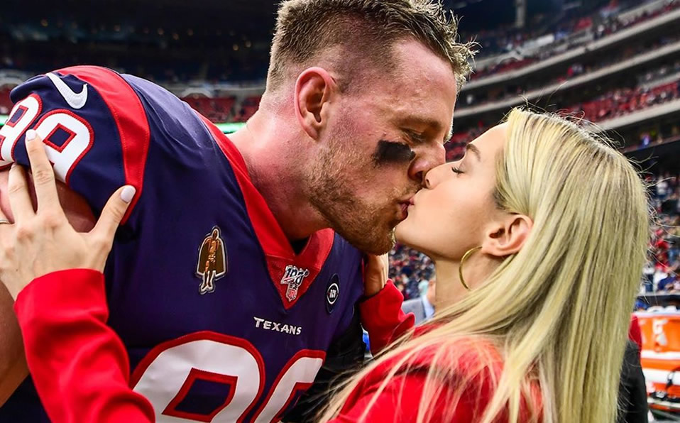 JJ Watt es el jugador estrella a la defensiva de los Texans. (@JJWatt)