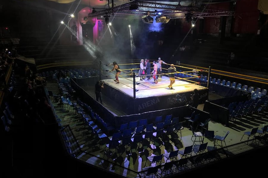 La Arena Naucalpan presentó la función a puerta cerrada. (Foto: IWRG)