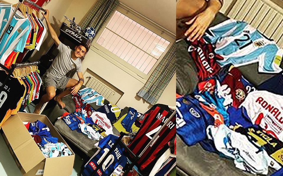 Gran colección del argentino que presumió en sus redes sociales. (PauloDybala)