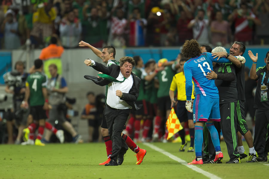 El Piojo dirigió a la Selección Mexicana en el Mundial de Brasil 2014. FOTO: Mexsport.