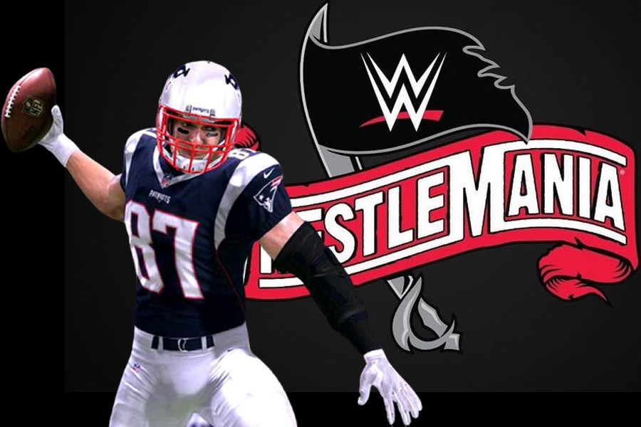 Rob Gronkowski se suma al camino para WrestleMania 36.