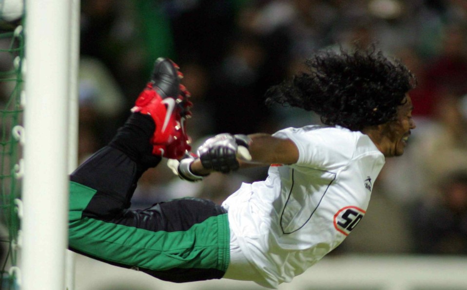 El portero colombiano cuando estuvo presente en el TMS. (Mexsport)