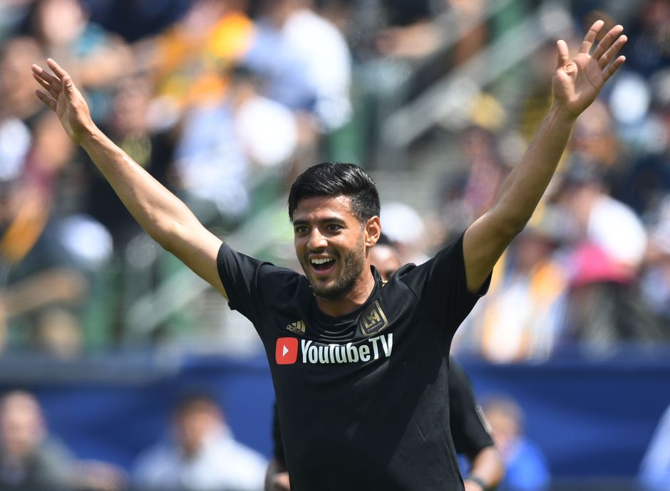 Carlos Vela. El crack del LAFC, además de hacer goles magníficos, sabe lucir su sonrisa a cada momento.