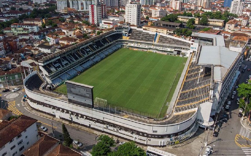 Estadio Urbano Caldeira, Sao Paulo. (Santos FC) (Pinterest)