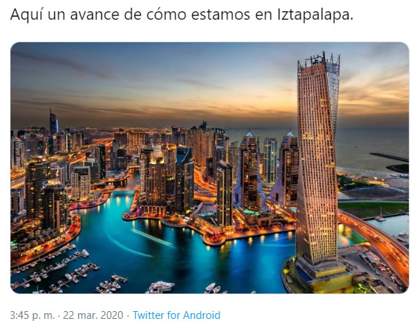 ¿Duabi, eres tú? La gente guardad en su casa hace la diferencia.