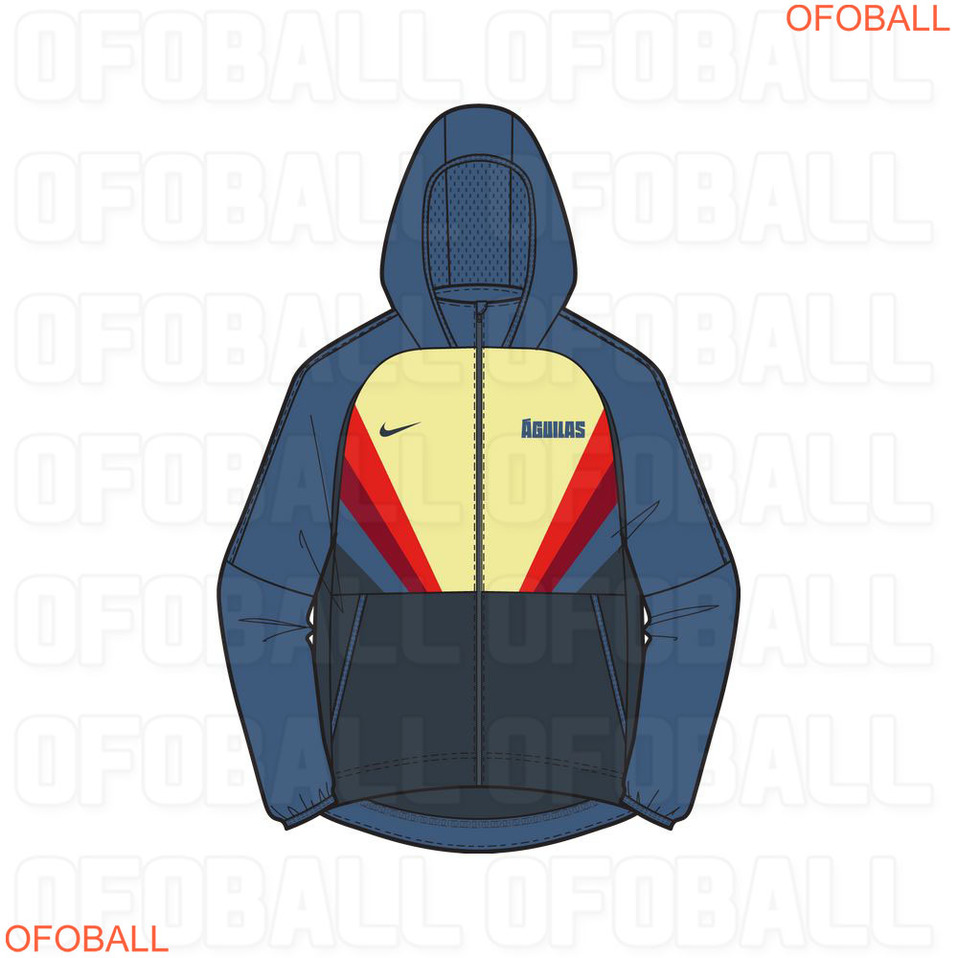 Este diseño aparece en sudadera y chamarra (FOTO: OFOBALL)