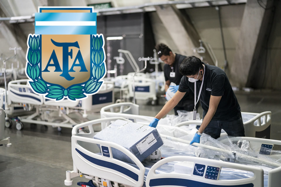 Instalaciones de AFA se convertirán en hospital para atender Covid-19 (FOTO: AFP)