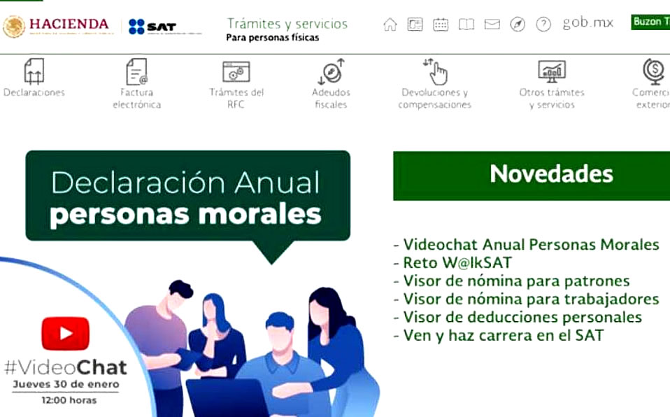 La devolución se haría en un plazo no mayor a los tres días. (SAT)