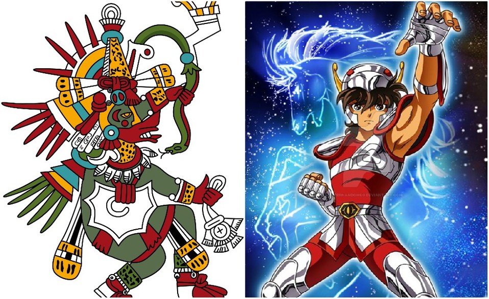 Quetzalcóatl aparece en el spin off Saint Seiya: The Lost Canvas - Hades Mythology