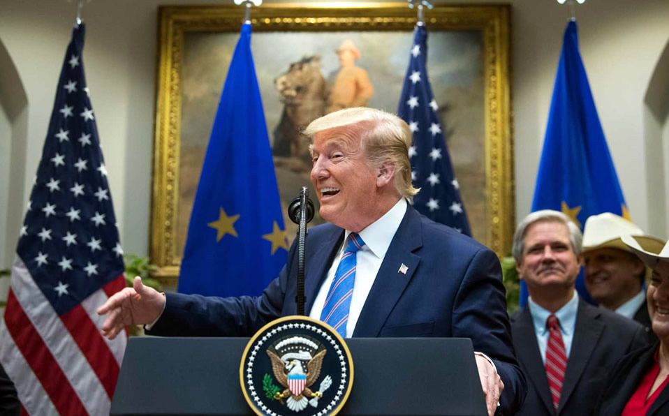 Trump días antes había pedido la postergación de los JJOO. (EFE)