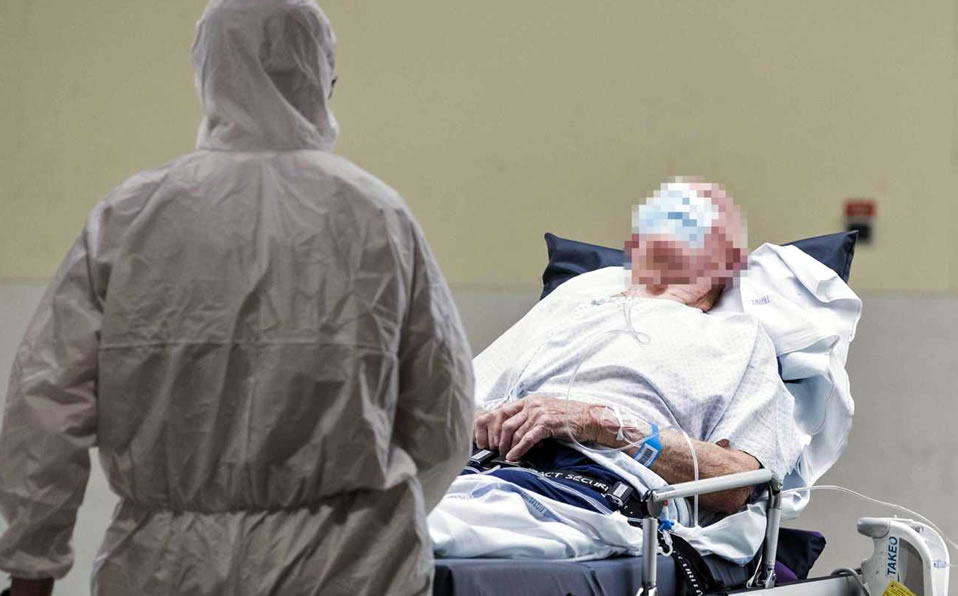 El adulto mayor que venció al COVID-19 fue identificado como "Sr. P". (AFP)