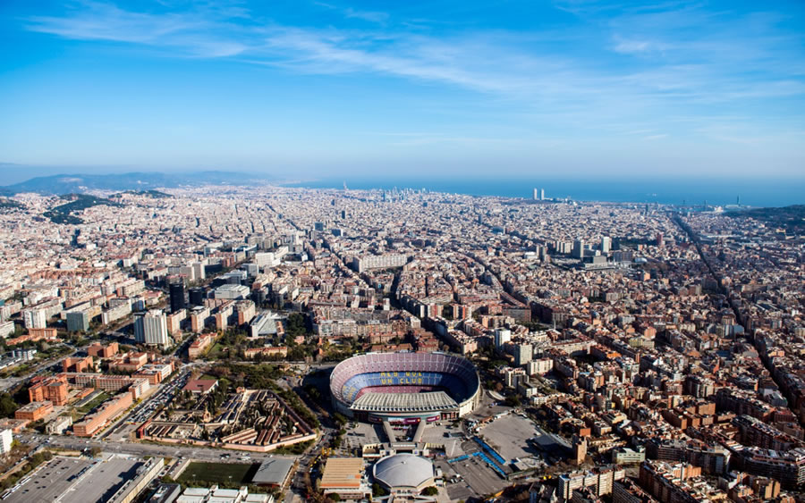 Barcelona prestó el Camp Nou a las autoridades catalanas para combatir el Covid-19. (Foto: @FCBarcelona_es)