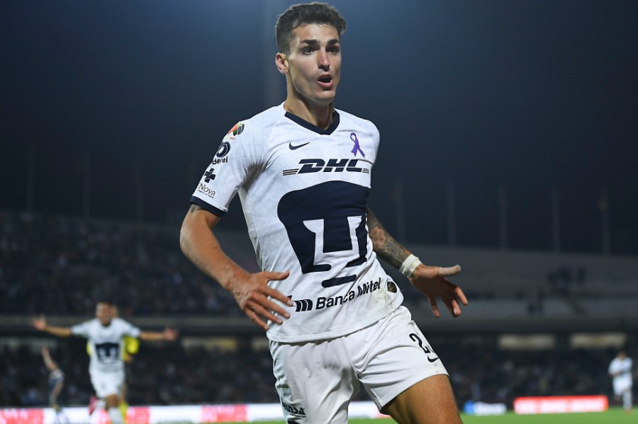 Juan Dinenno suma cuatro goles con los Pumas en este Clausura 2020. FOTO: Imago7.