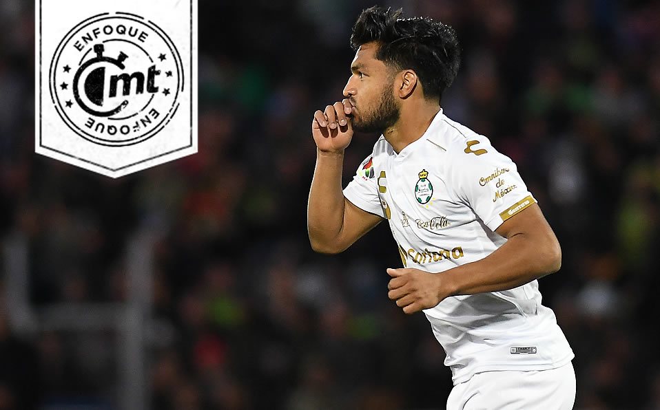 El jugador de Santos ahora no deja la titularidad y sigue en ascenso con el Tri. (Imago 7)