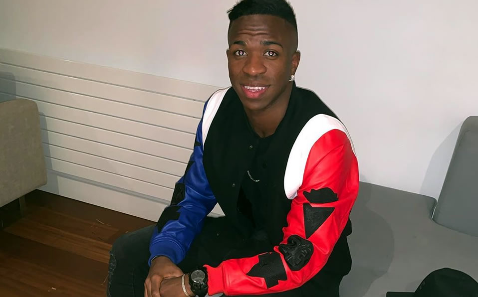Vinicius, al igual que todos los habitantes de España, están en cuarentena. (@ViniciusJunior)