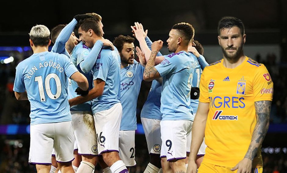 Gignac coqueteó con Benjamin Mendy del Manchester City (FOTO:; Twitter)