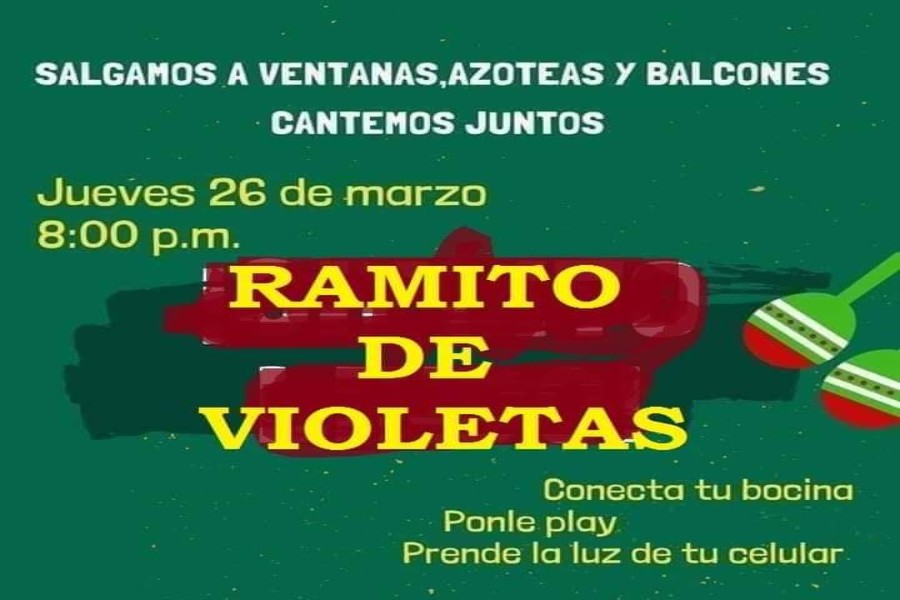 La invitación de la banda en redes sociales.