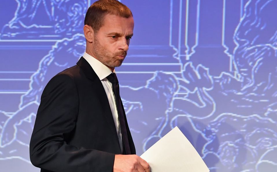 Aleksander Ceferin y la UEFA están en contacto con los clubes para llegar a buen puerto. Fopo: AFP