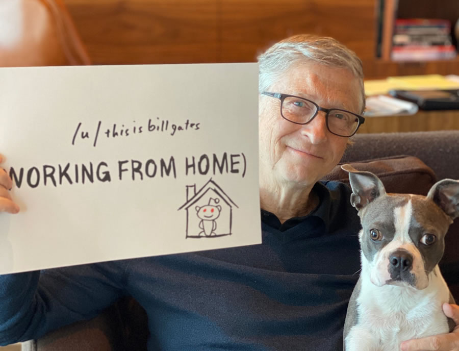 Bill Gates sostiene que la mejor arma es el encierro tanto individual como nacional para luchar contra el Covid-19. (Foto@BillGates)