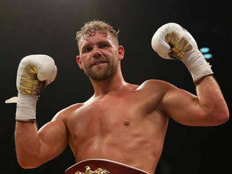 El británico es el  actual campeón mundial de pesos medianos por la Organización Mundial de Boxeo.