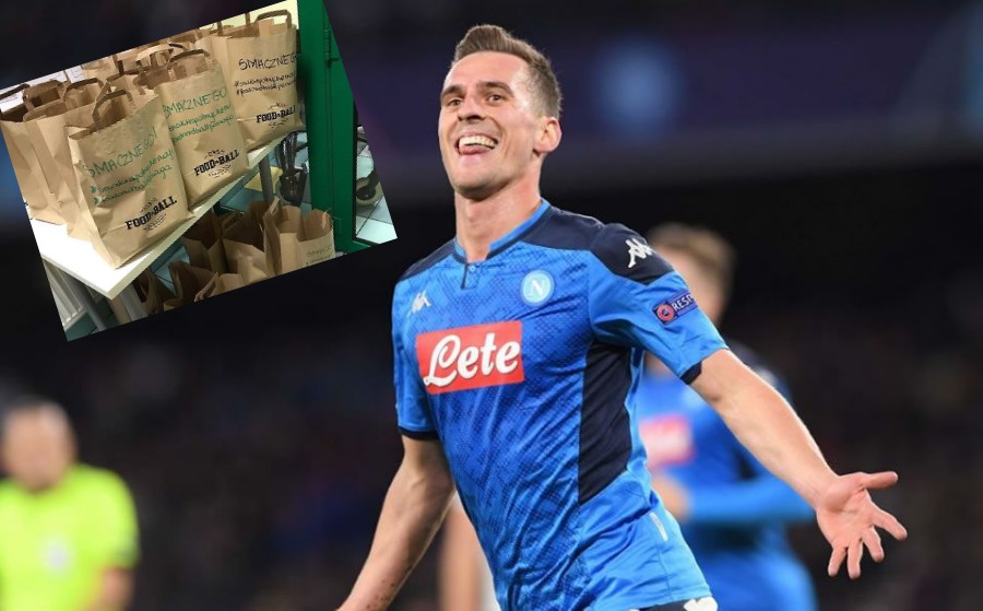 Arkadiusz Milik ha tenido un gran gesto con la comunidad napolitana. FOTO: Napoli.