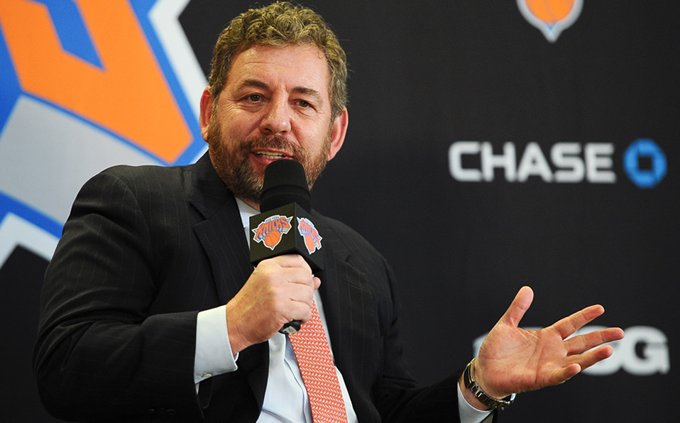 James Dolan. dueño de los New York Knicks da positivo por Covid-19 (AFP)