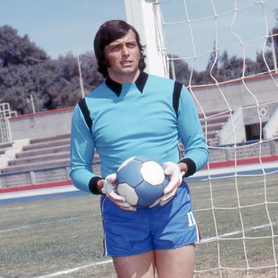 Miguel Marín. Leyenda bajo los tres palos de la Máquina, vivió la etapa dorada del equipo en la década de 1970.