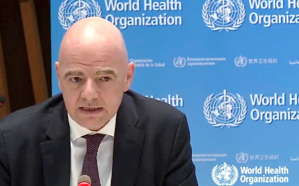 Gianni Infantino, presidente de la FIFA, busca que el organismo ayude al futbol mundial. Foto AFP