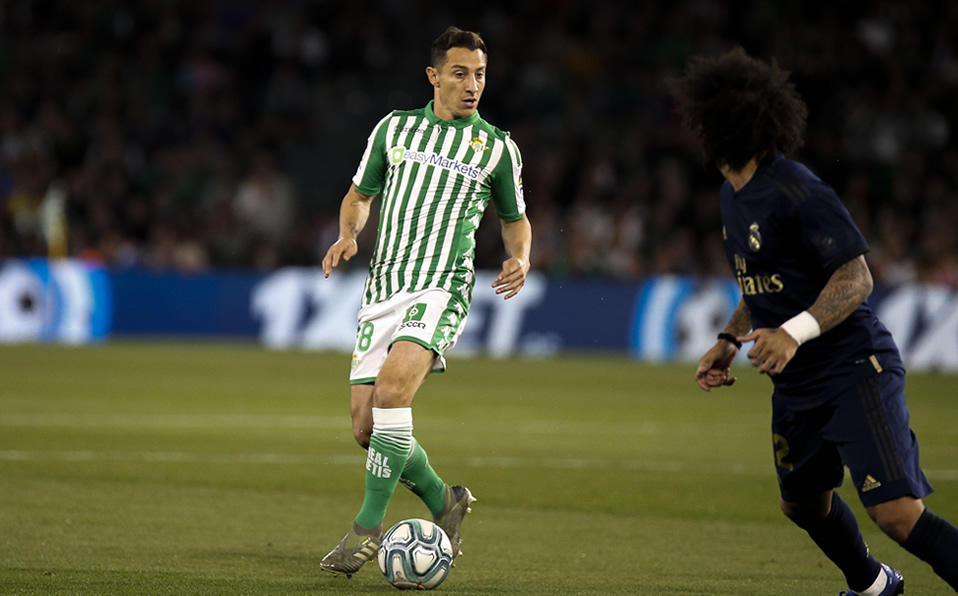 El Betis de Guardado y Lainez reduce sueldo de sus jugadores (Twitter @RealBetis)