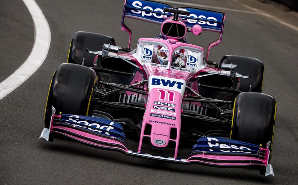 En el pasado GP británico, Checo Pérez no tuvo mucha suerte. Foto: AFP