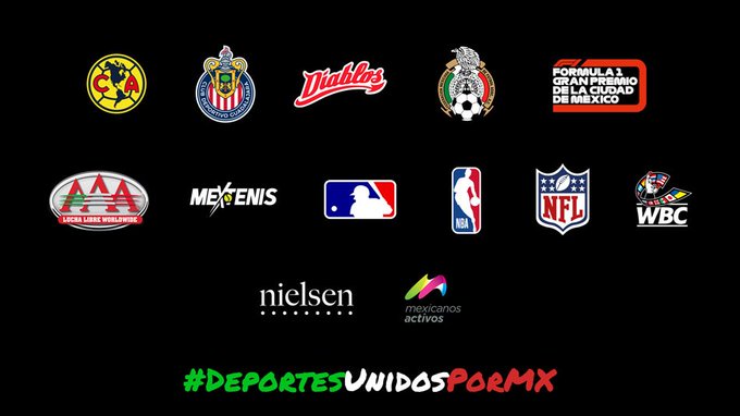 Las organizaciones que forjaron 'Deportes Unidos por México' para combatir el Covid-19.