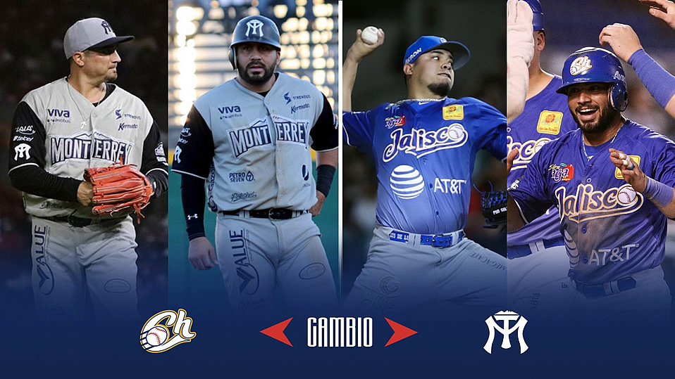 Intercambio de peloteros entre Sultanes y Charros