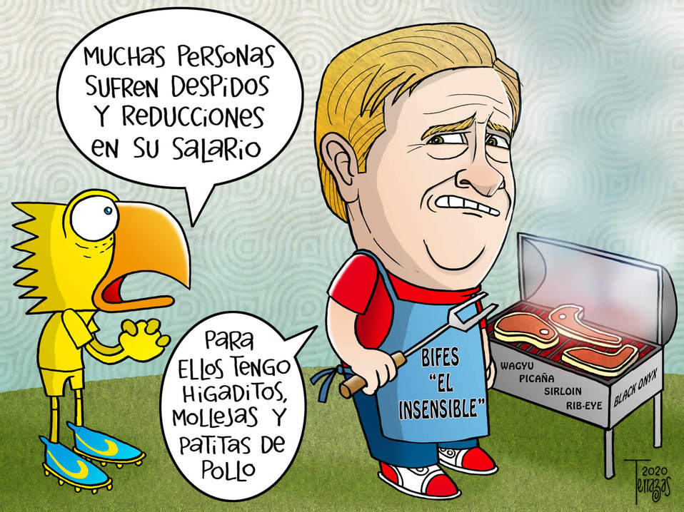 Se 'quemó' la carnita asada