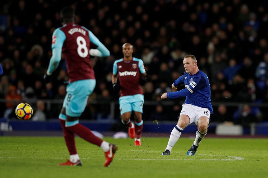 El gol de Rooney contra West Ham de 2017 es uno de los que se incluyen en este video viral.