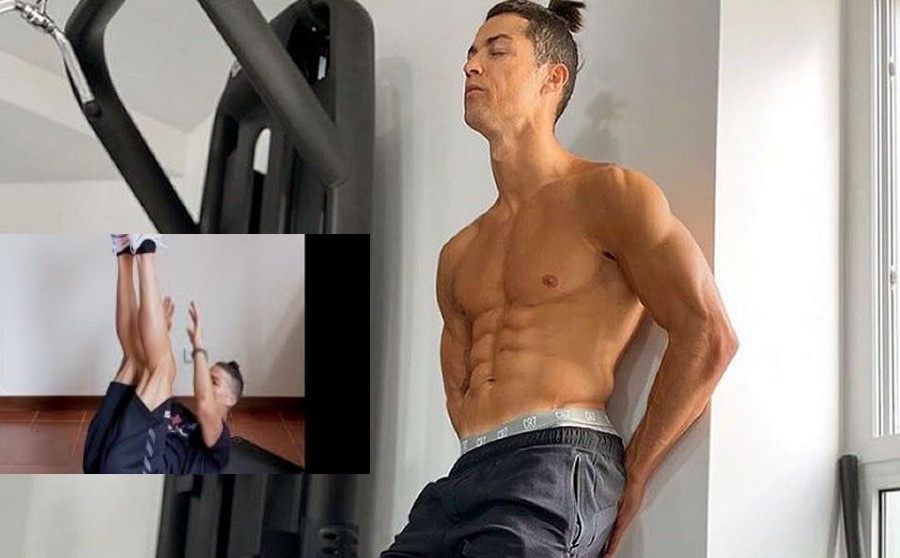 El portugués volvió a demostrar que se mantiene en buena forma física. FOTO: @Cristiano